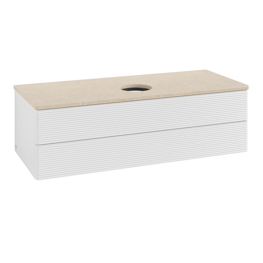 Wastafelonderkast Antao 1200x360x500mm G.White.L K21113GF