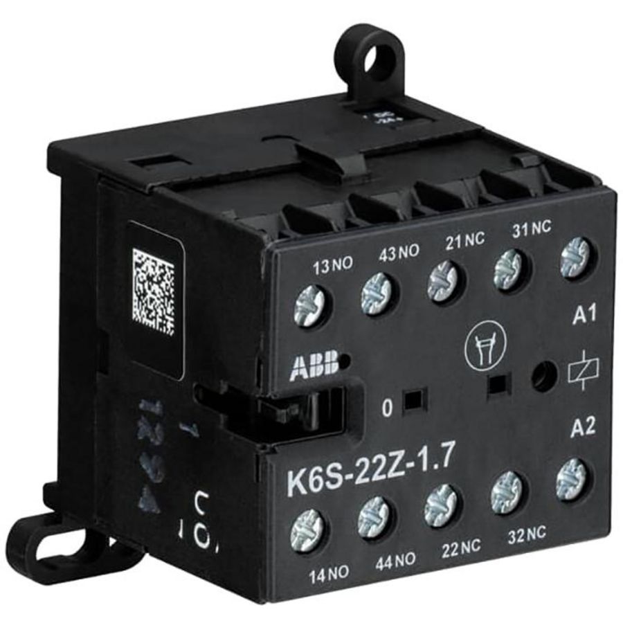 Hulpcontact magneetschakelaar spoelcode (7-1) 2NO+2NC