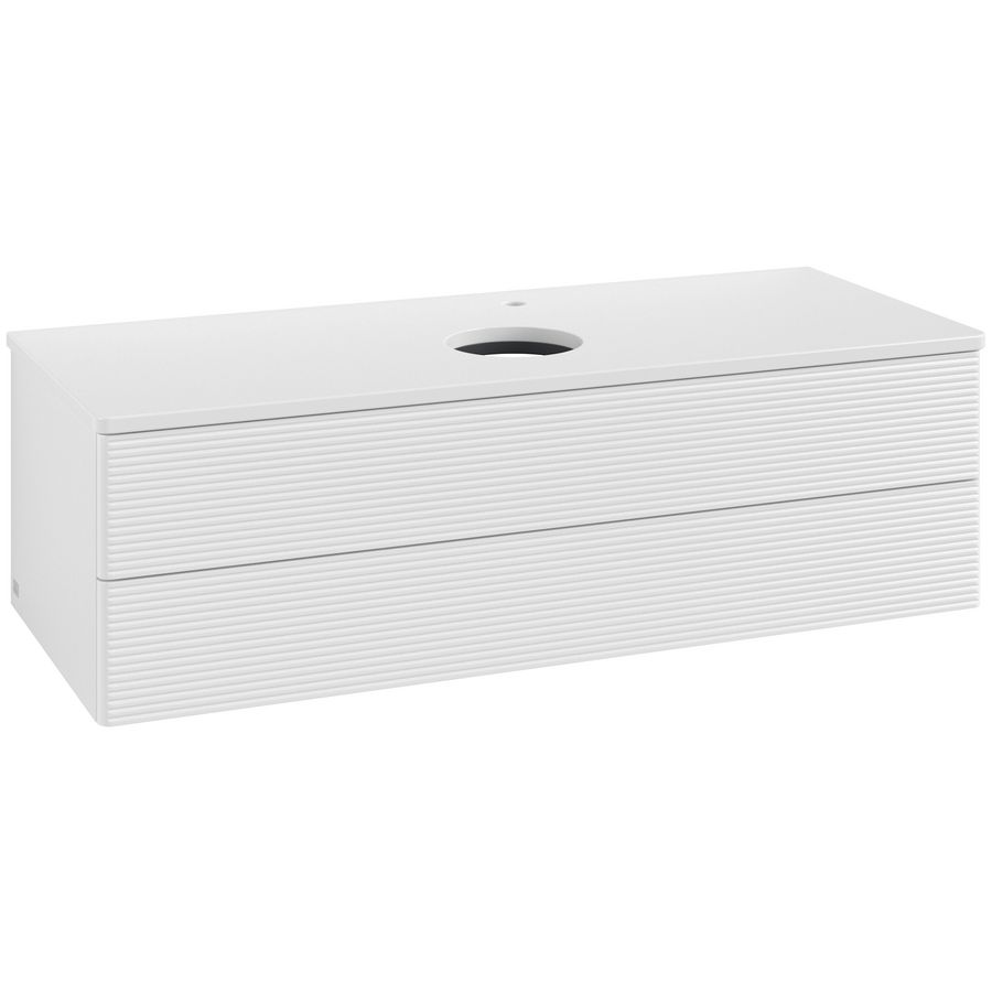 Wastafelonderkast Antao 1200x360x500mm G.White.L K21150GF