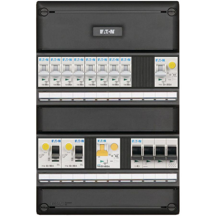 S55 PV ready, 1f / 3f, Inst.aut. 8 gr 2 ALS 63A 2p PV25 A HS 64 Eaton