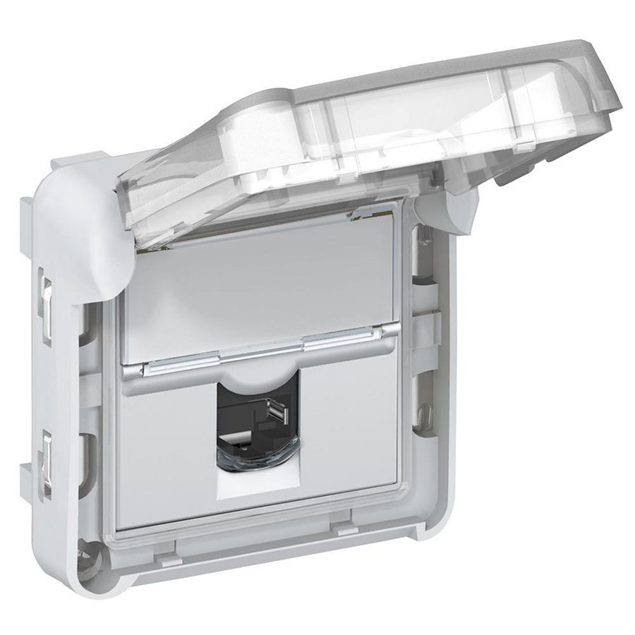 Klapdeksel RJ45 Cat. 6 FTP IP55 Plexo VVE=5