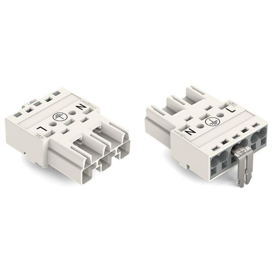 Male met direct PE-contact 3-polig 770-233/002-000 VVE=100