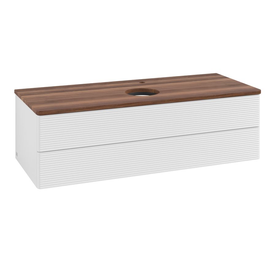 Wastafelonderkast Antao 1200x360x500mm G.White.L K21152GF