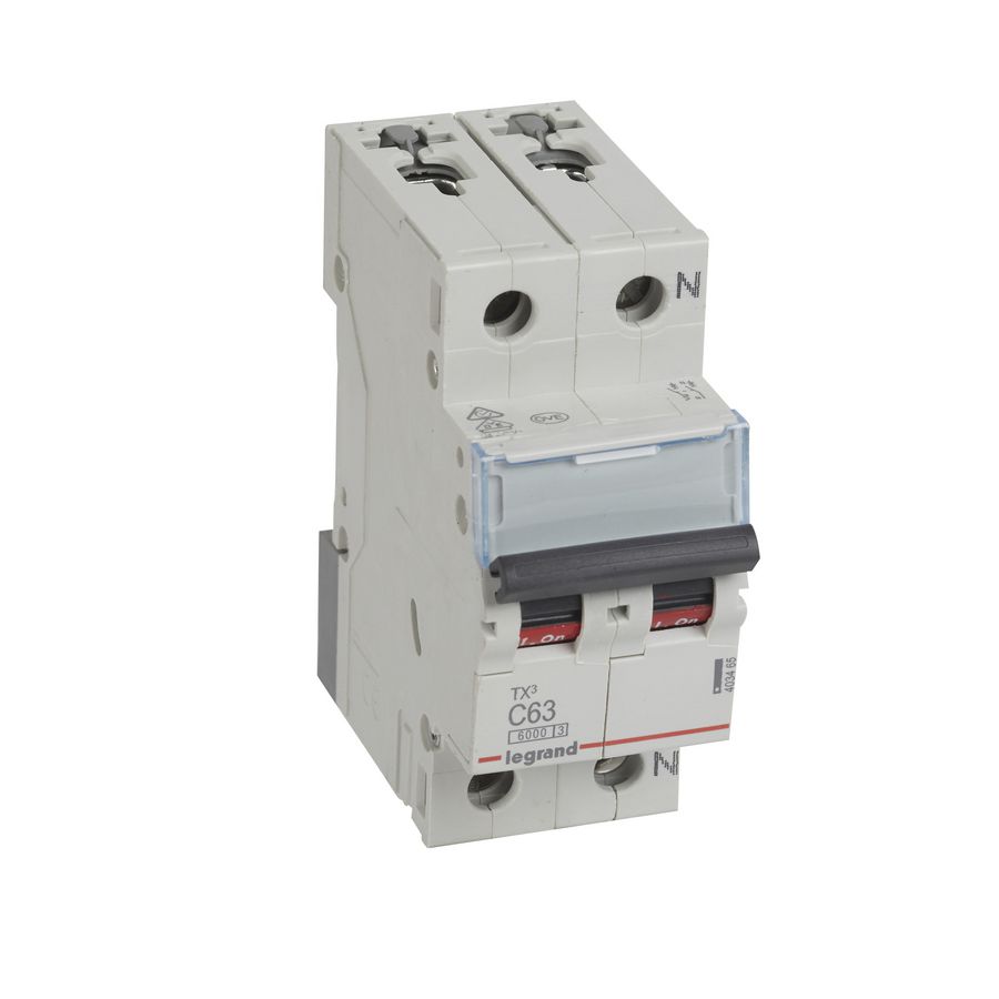Installatieautomaat MCB TX3 1-polig + Nul C-karakteristiek 63A 6000A