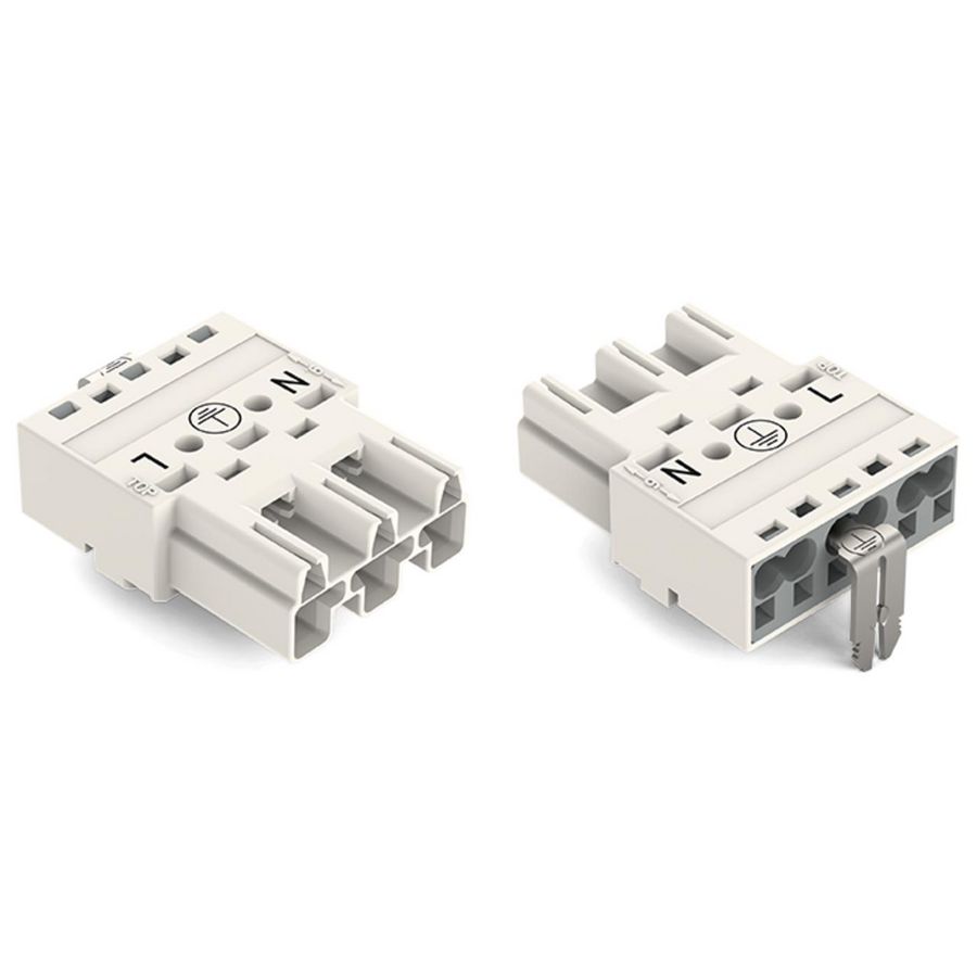 Male met direct PE-contact 3-polig 770-233/002-000 VVE=100