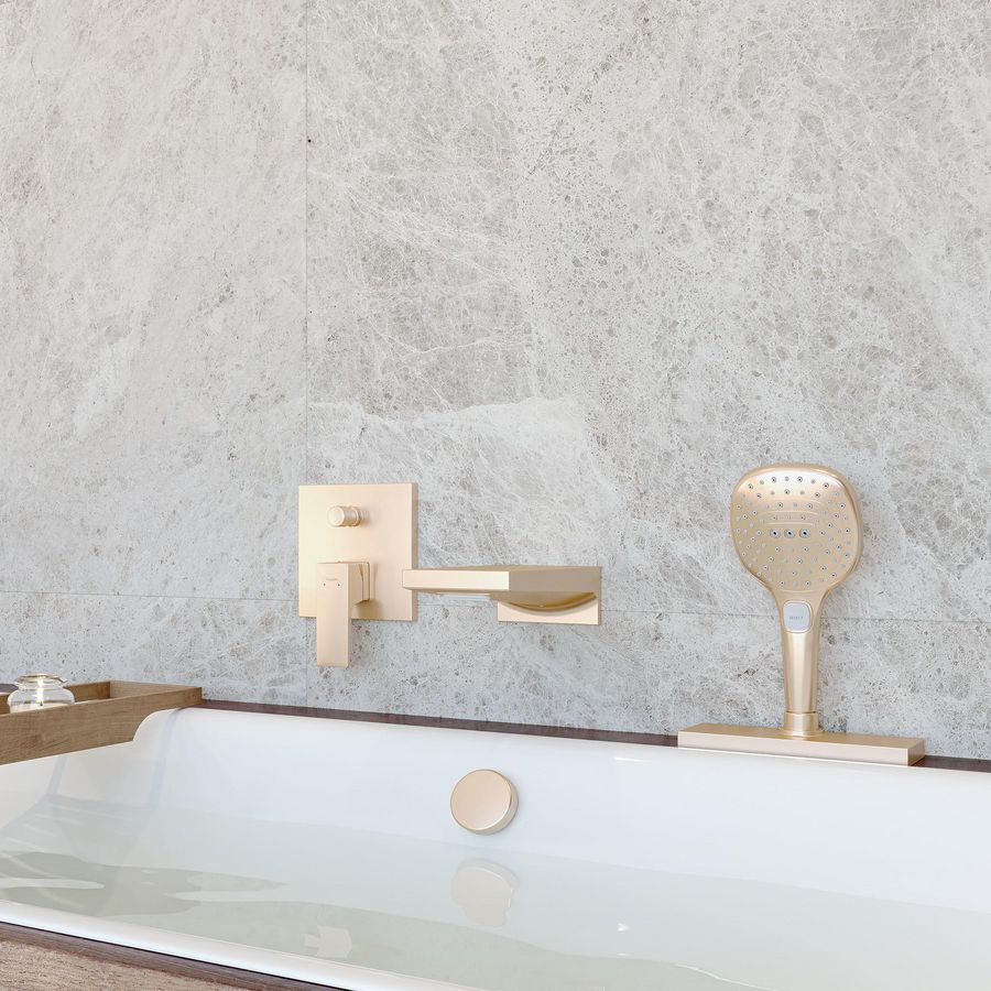 Handdouche 120 3 straalsoorten PowderRain EcoSmart+ Brushed Bronze RD Sel E