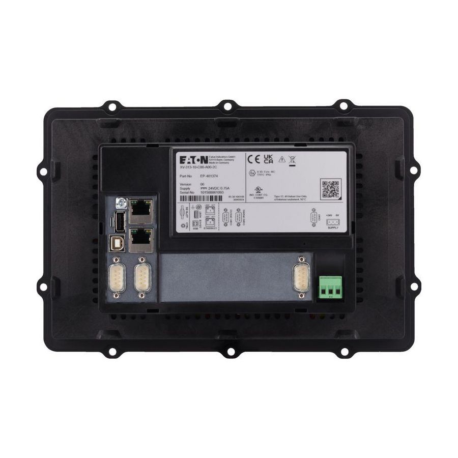 HMI, 10", Capacitief, 2ETH, RS232, RS485, CAN, Linux, PLC