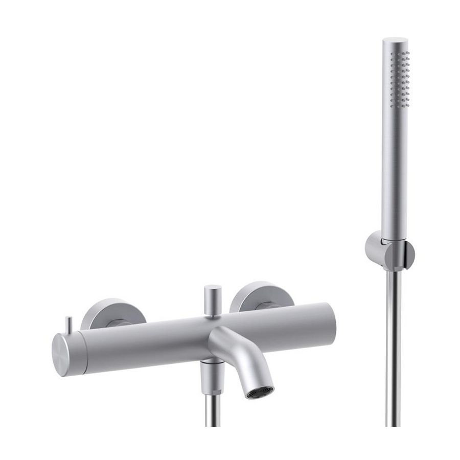 Opbouw bad/douchemengkraan INOX TECH+vaste ABS doucheset INOX026AC