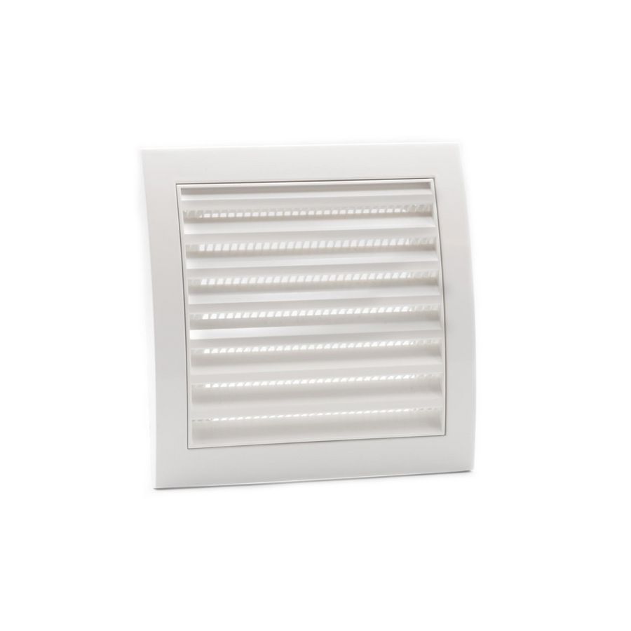 Ventilatierooster 148x153mm wit