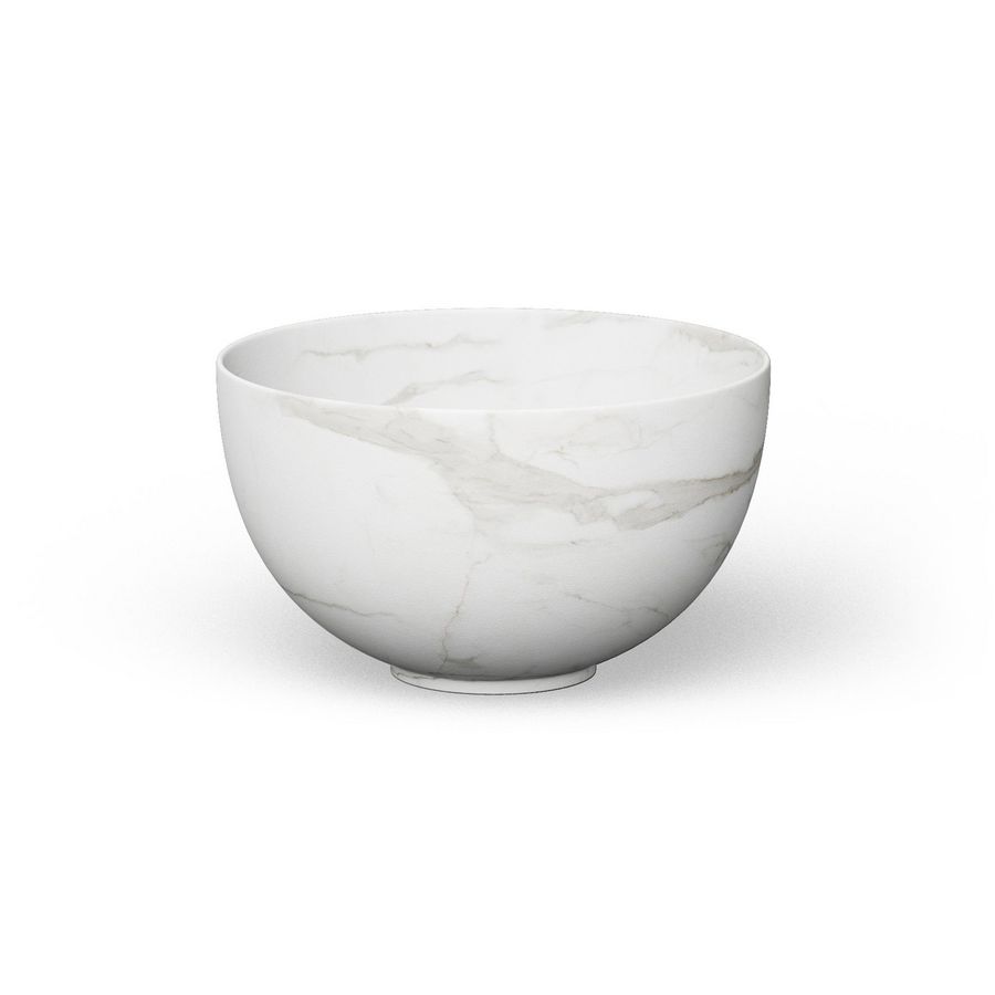 Opzetwaskom CERAMIC RAW SMALL Ø230mm Calacatta