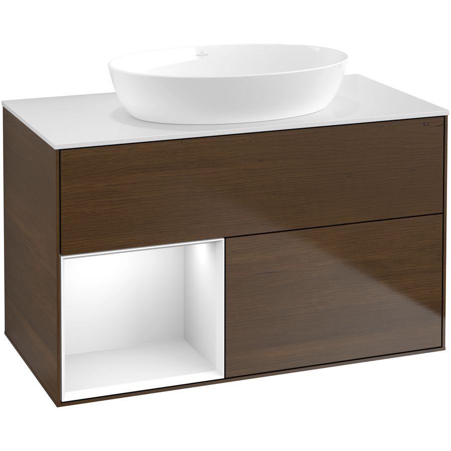 Wastafelonderkast Finion 1000x603x501mm W.Veneer GA11GFGN