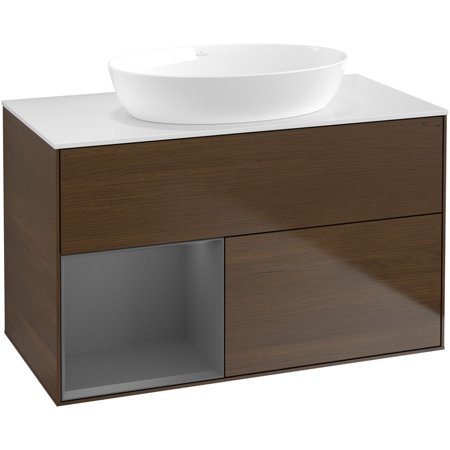 Wastafelonderkast Finion 1000x603x501mm W.Veneer GA11GKGN