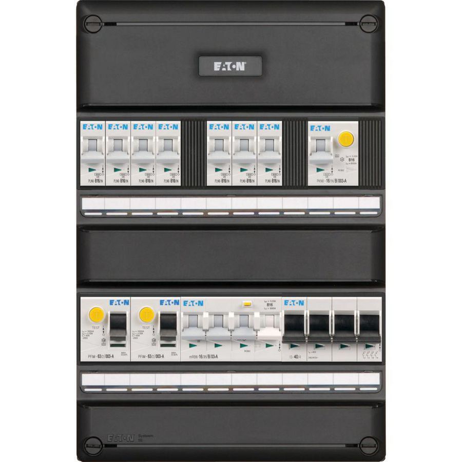 S55 PV ready, 3f, Inst.aut. 7 gr 2 ALS 63A 2p 3PV EV HS 64 Eaton