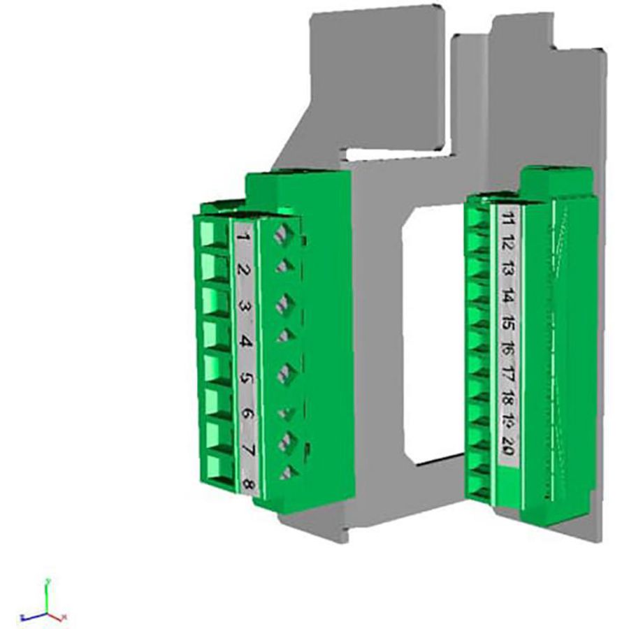 Aansluit-set stroomtransformator XR-2 en 3 8x2,5mm² stroomtr