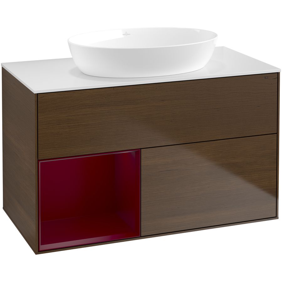 Wastafelonderkast Finion 1000x603x501mm W.Veneer GA11HBGN