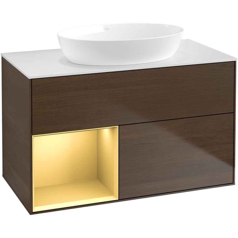 Wastafelonderkast Finion 1000x603x501mm W.Veneer GA11HFGN