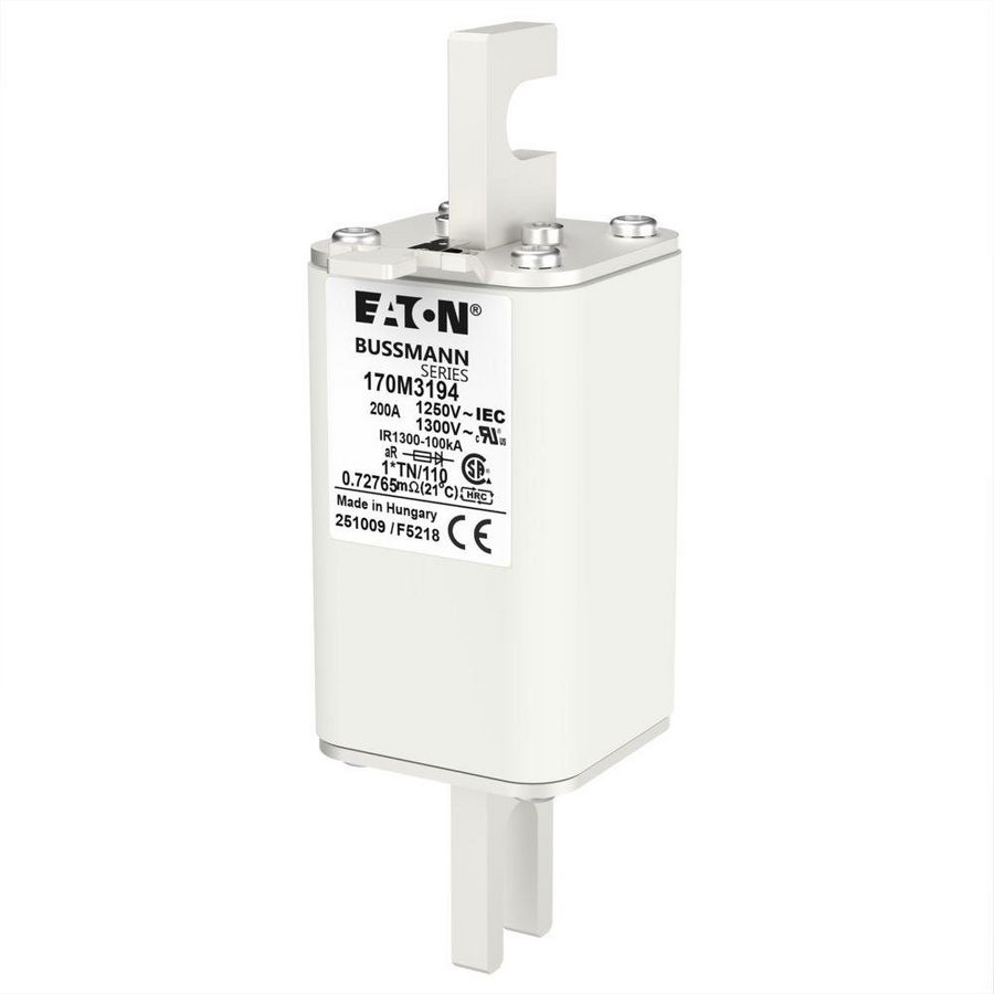 Zekering h. snelheid 200A AC 1250V 100kA compact 1 45 VVE=6