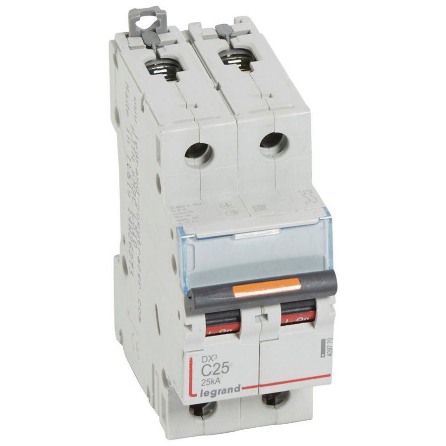 Installatieautomaat 2-polig C-karakteristiek 25A 25kA DX³ DIN