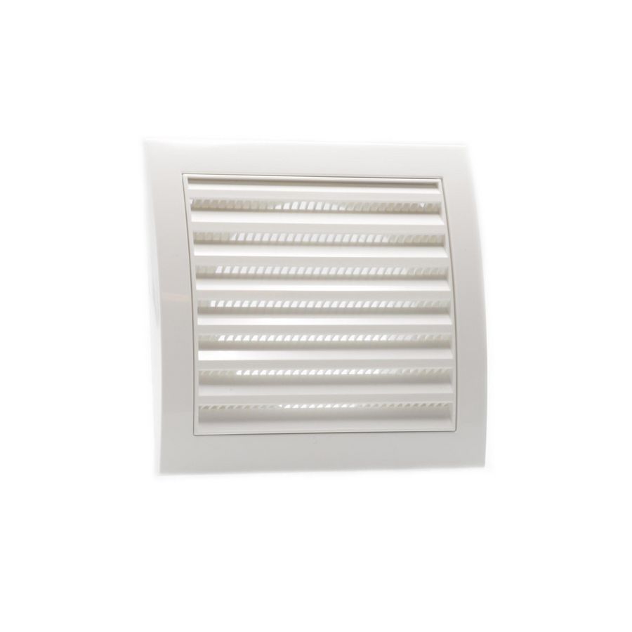 Ventilatierooster Ø100mm wit