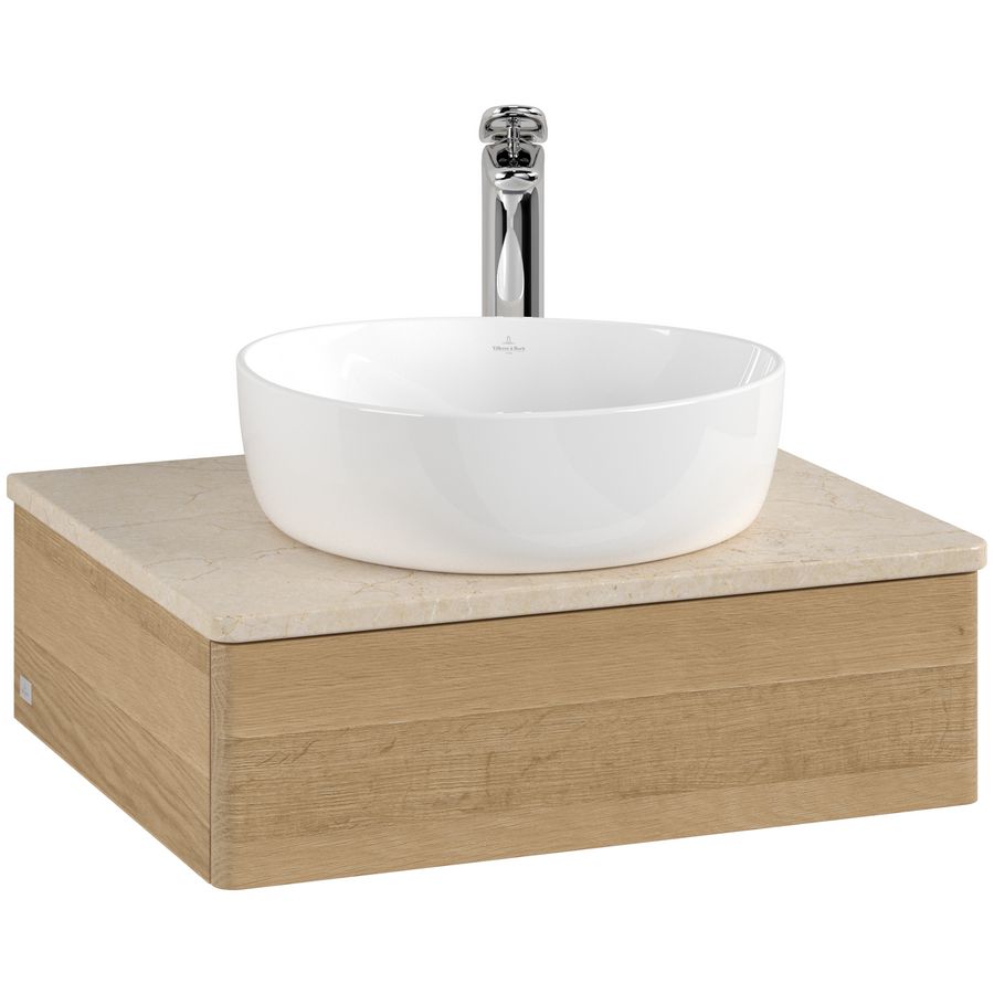 Wastafelonderkast Antao 600x190x500mm Honey Oak K07053HN
