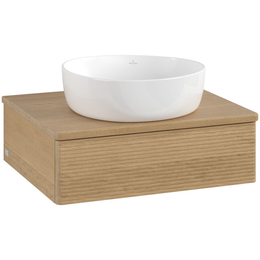 Wastafelonderkast Antao 600x190x500mm Honey Oak K07111HN