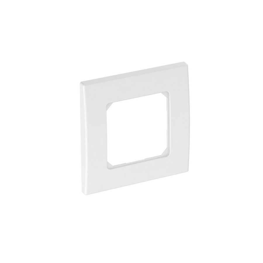 Afdekramen 50er centraalinzetstuk 1voudig 84x84mm puur wit