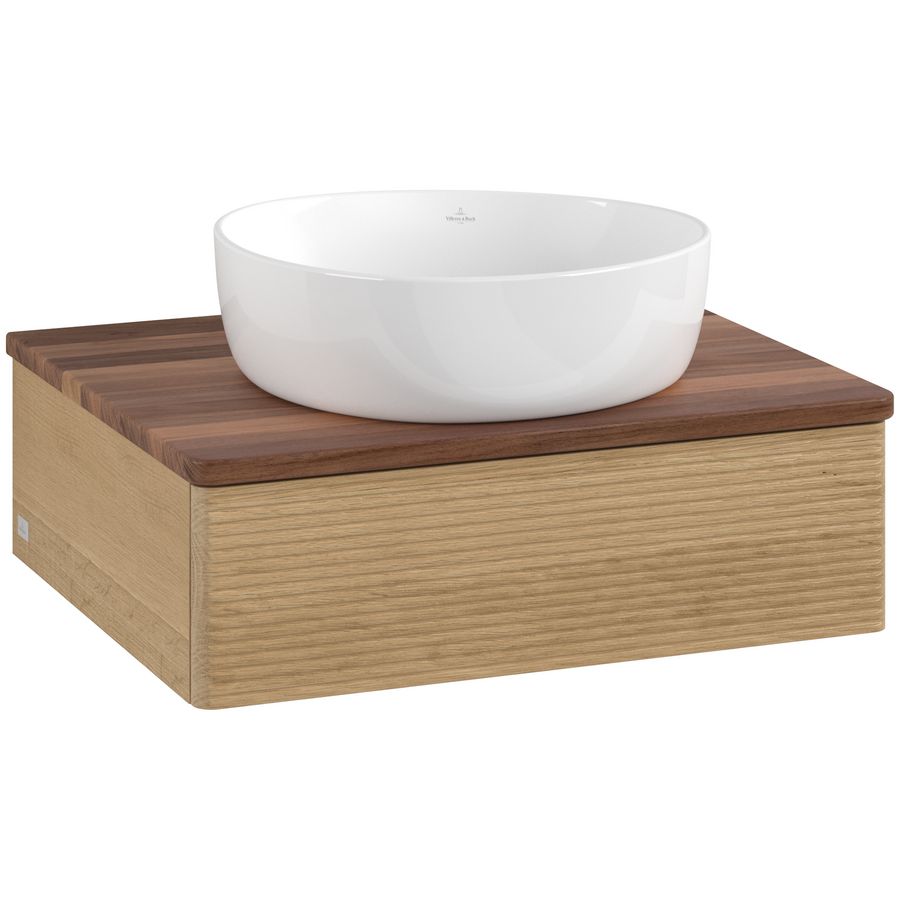 Wastafelonderkast Antao 600x190x500mm Honey Oak K07112HN