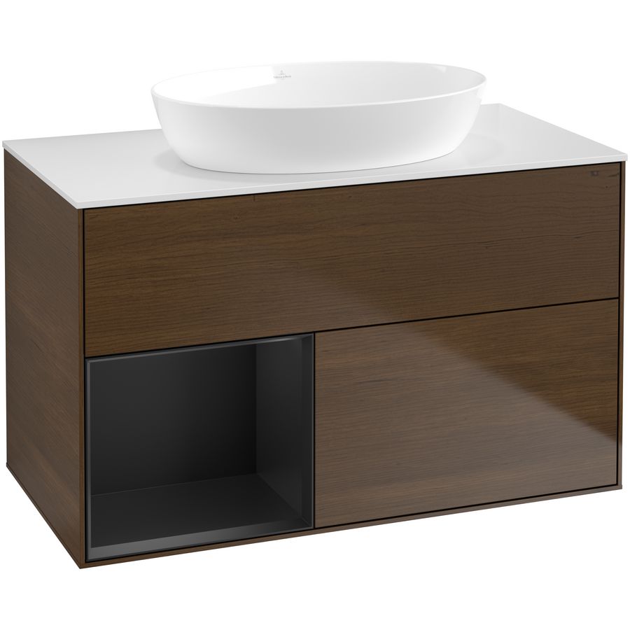 Wastafelonderkast Finion 1000x603x501mm W.Veneer GA11PDGN