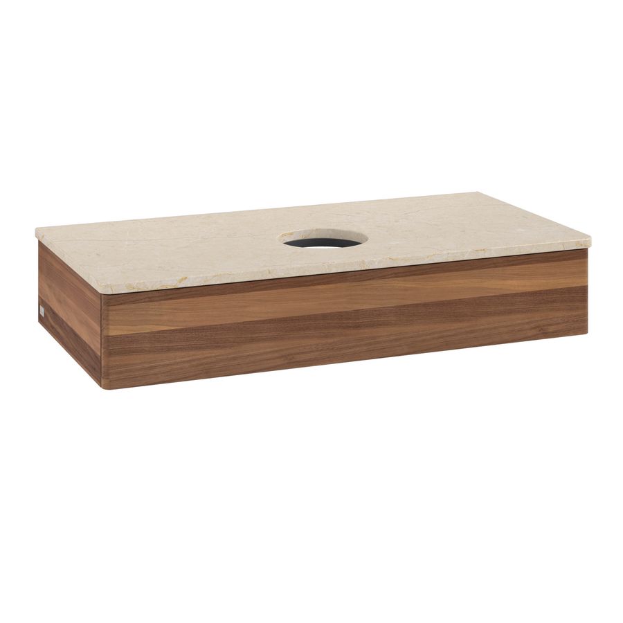 Wastafelonderkast Antao 1000x190x500mm Warm Walnut K09013HM