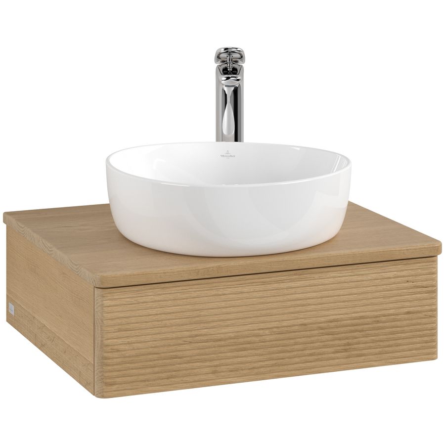 Wastafelonderkast Antao 600x190x500mm Honey Oak K07151HN