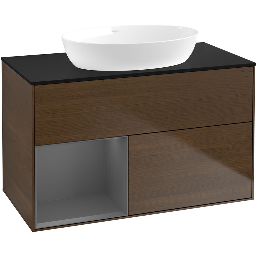 Wastafelonderkast Finion 1000x603x501mm W.Veneer GA12GKGN