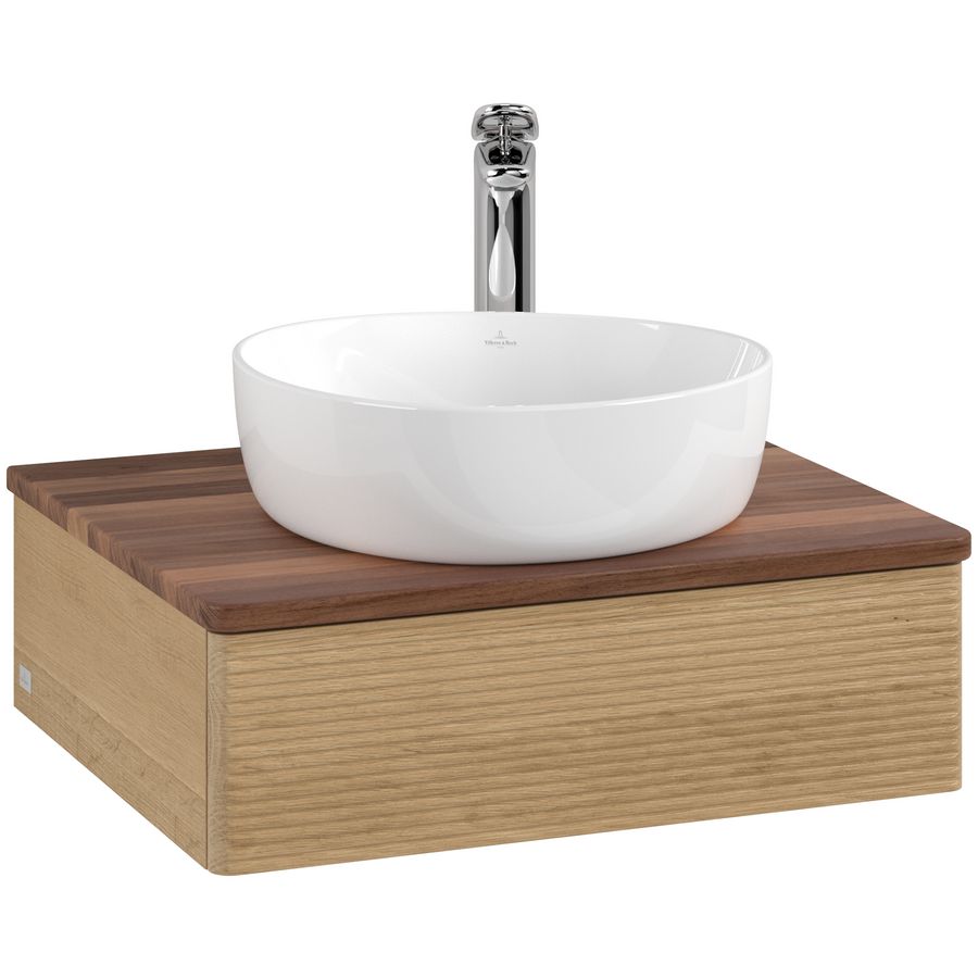 Wastafelonderkast Antao 600x190x500mm Honey Oak K07152HN
