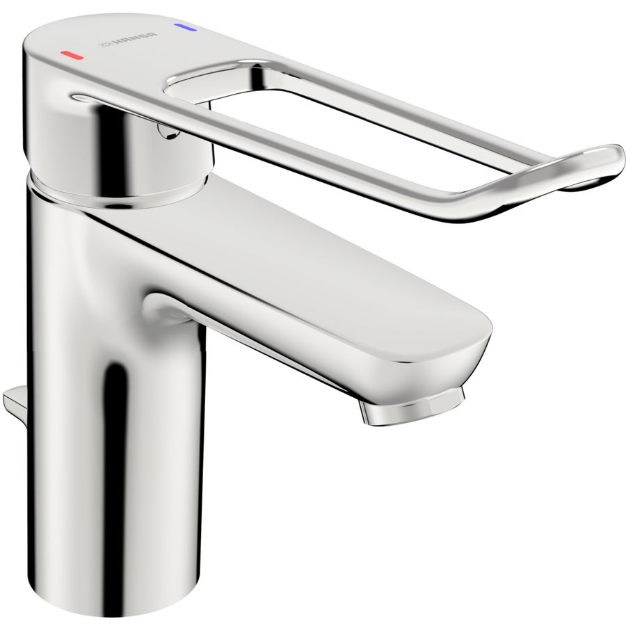 Wastafelkraan eengreeps wastafelmontage (eengatsmontage), 45012185