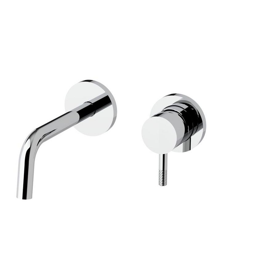 Inbouw wastafelmengkr+uitloop 175mm 2roz. diam.70 JL006CR70