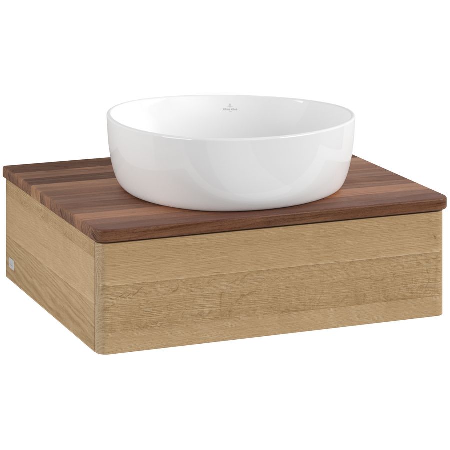 Wastafelonderkast Antao 600x190x500mm Honey Oak L07012HN