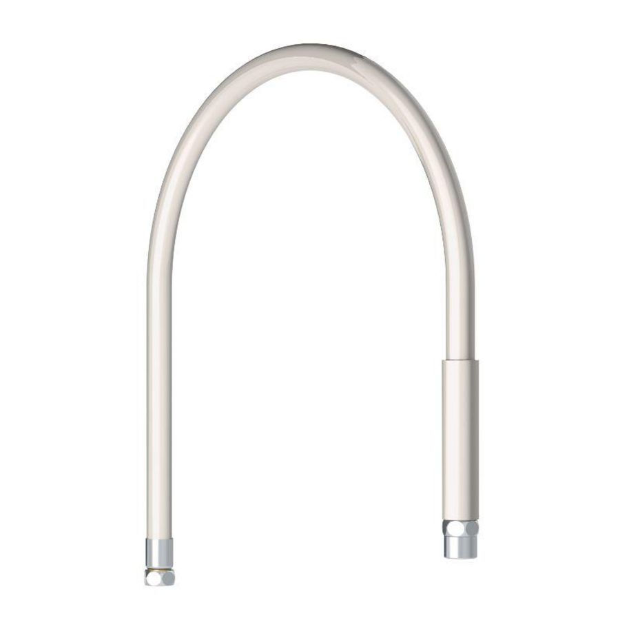 Slang geschikt voor voeding ff1/2" wit l.1,20 m