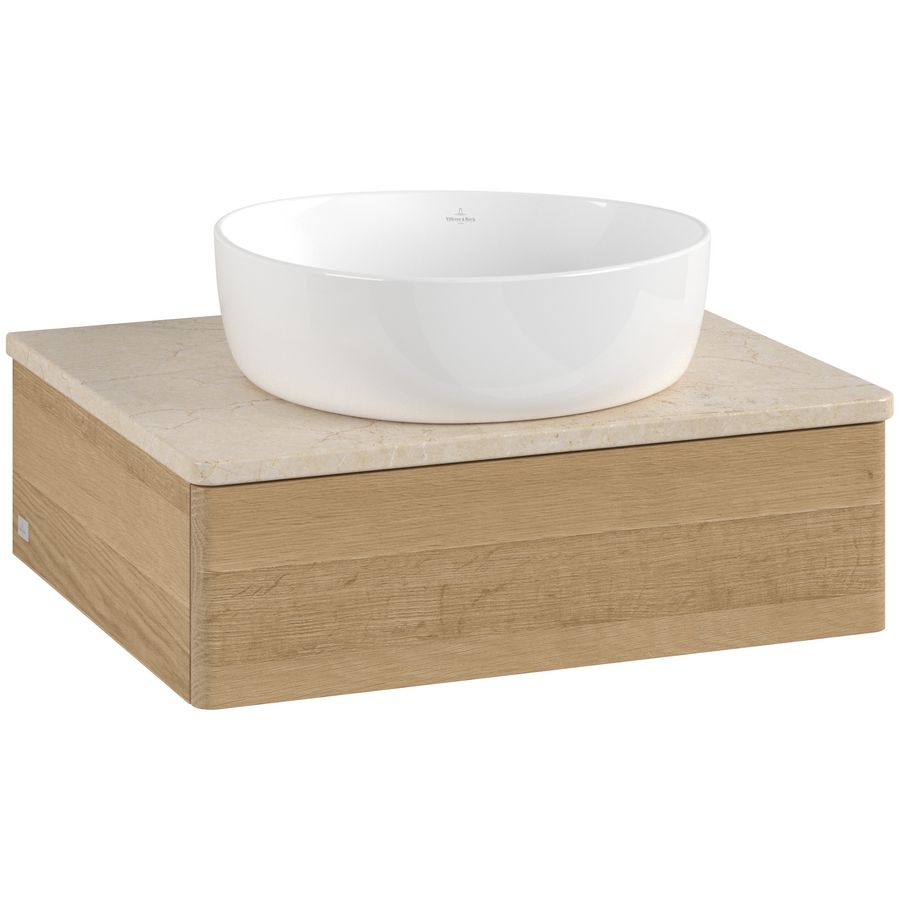 Wastafelonderkast Antao 600x190x500mm Honey Oak L07013HN