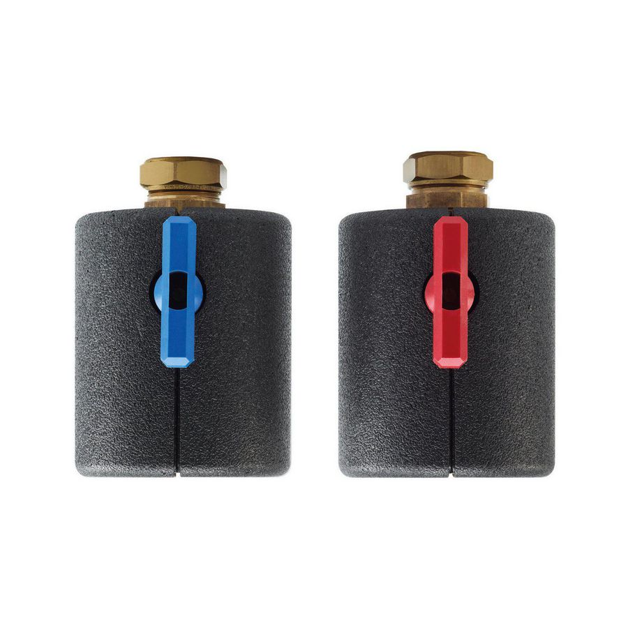 Isolatie voor 2 afsluitkranen G 6/4" x Rp 5/4