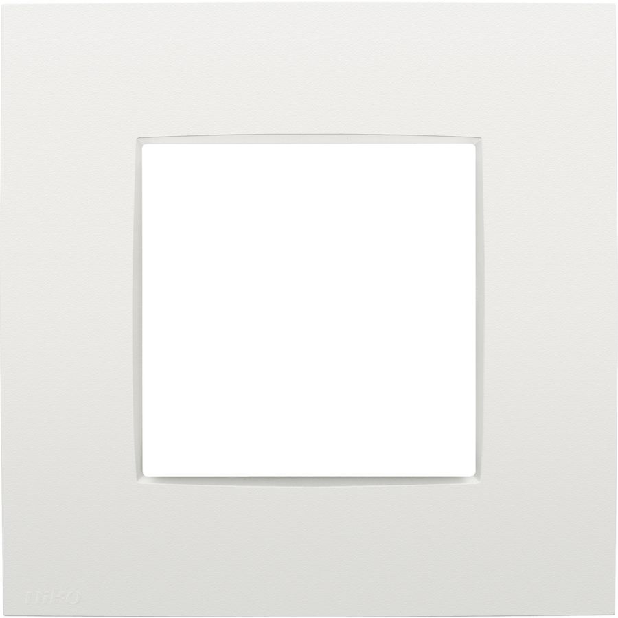 Enkelvoudige afdekplaat Intense white