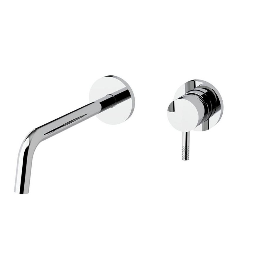 Inbouw wastafelmengkr+uitloop 245mm 2roz. diam.70 JL007CR70