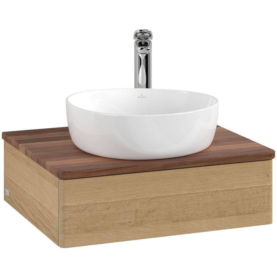 Wastafelonderkast Antao 600x190x500mm Honey Oak L07052HN