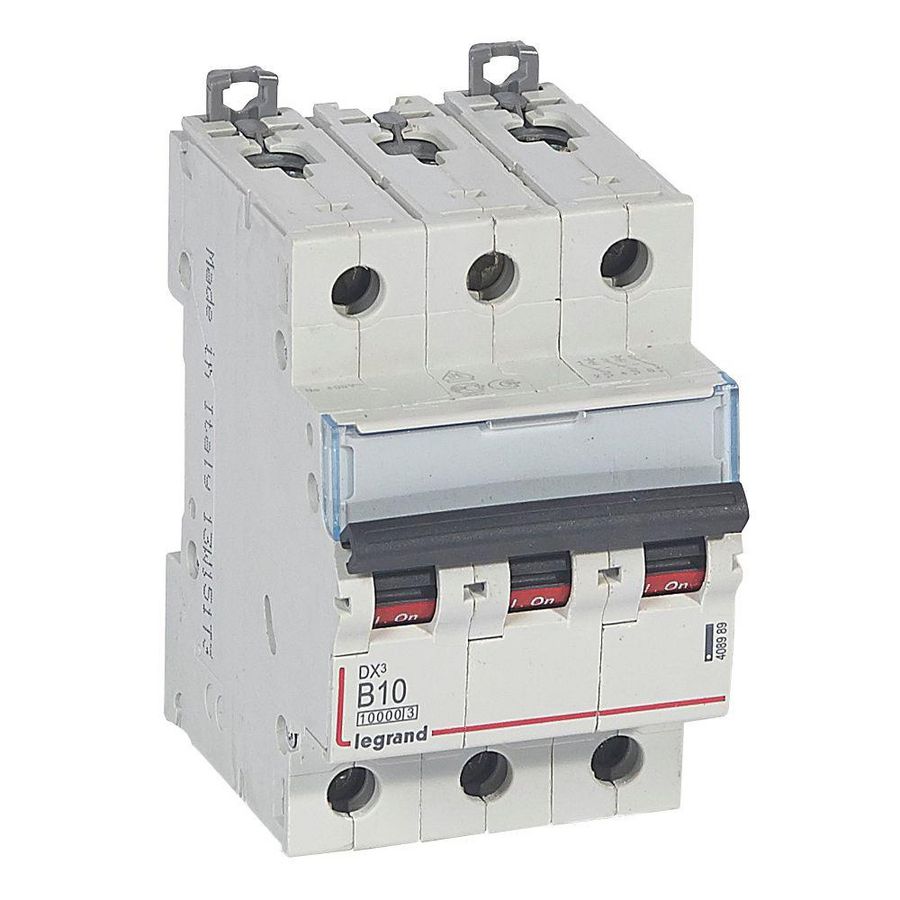 Installatieautomaat MCB DX³ 3-polig B-karakteristiek 10A 10000A