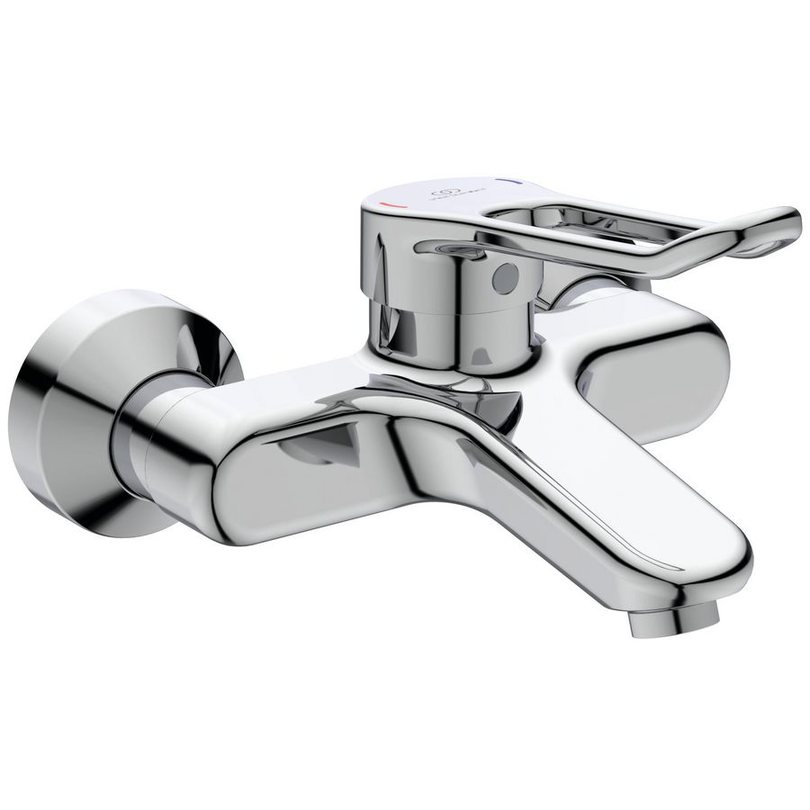 Ceraplus 2 wandmengkraan chroom beugelgreep 140mm incl. s-koppeling