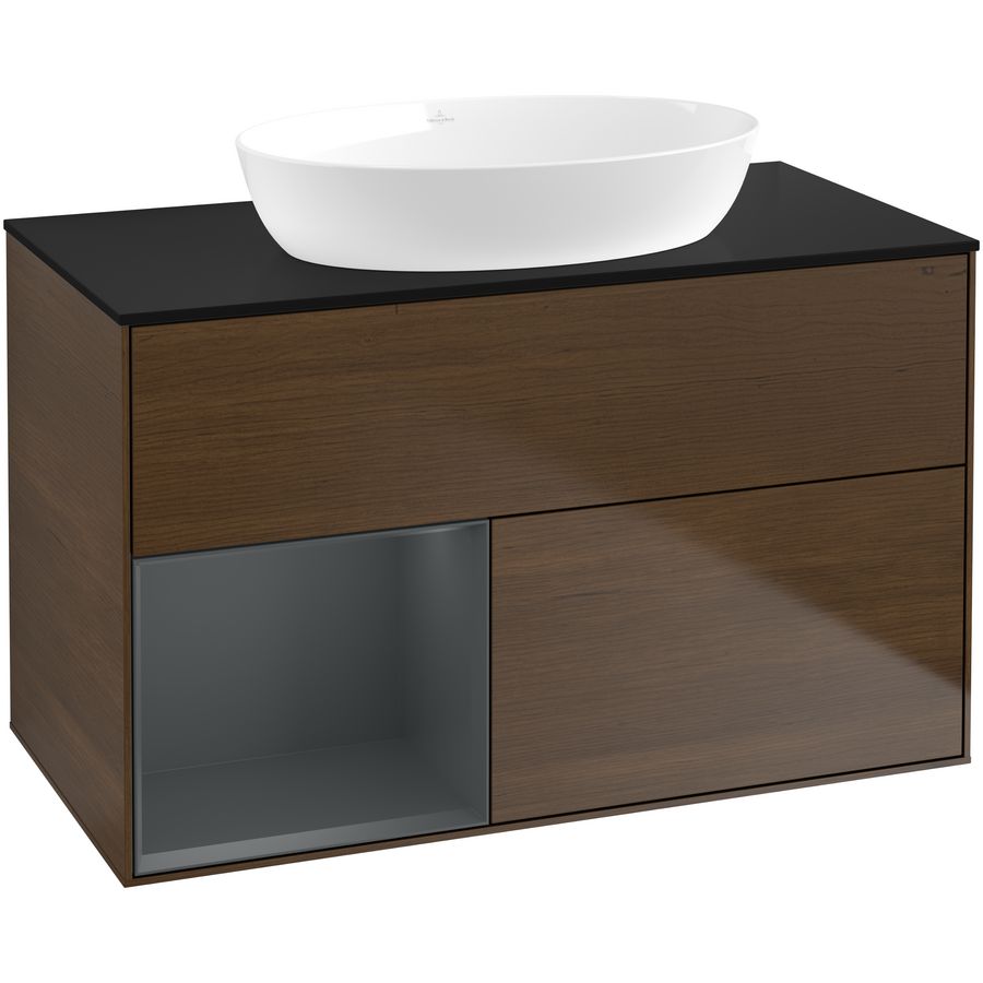 Wastafelonderkast Finion 1000x603x501mm W.Veneer GA12HGGN