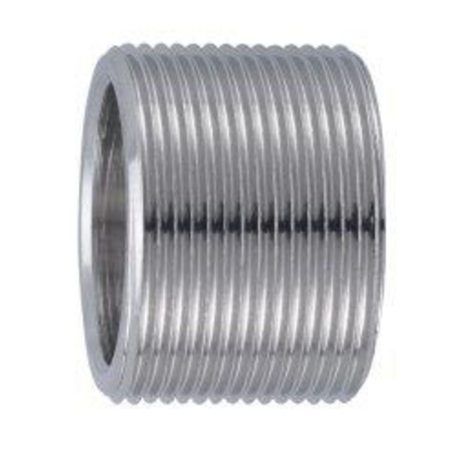 Draadeind messing vernikkeld M22X1X15.5 MM 50050294