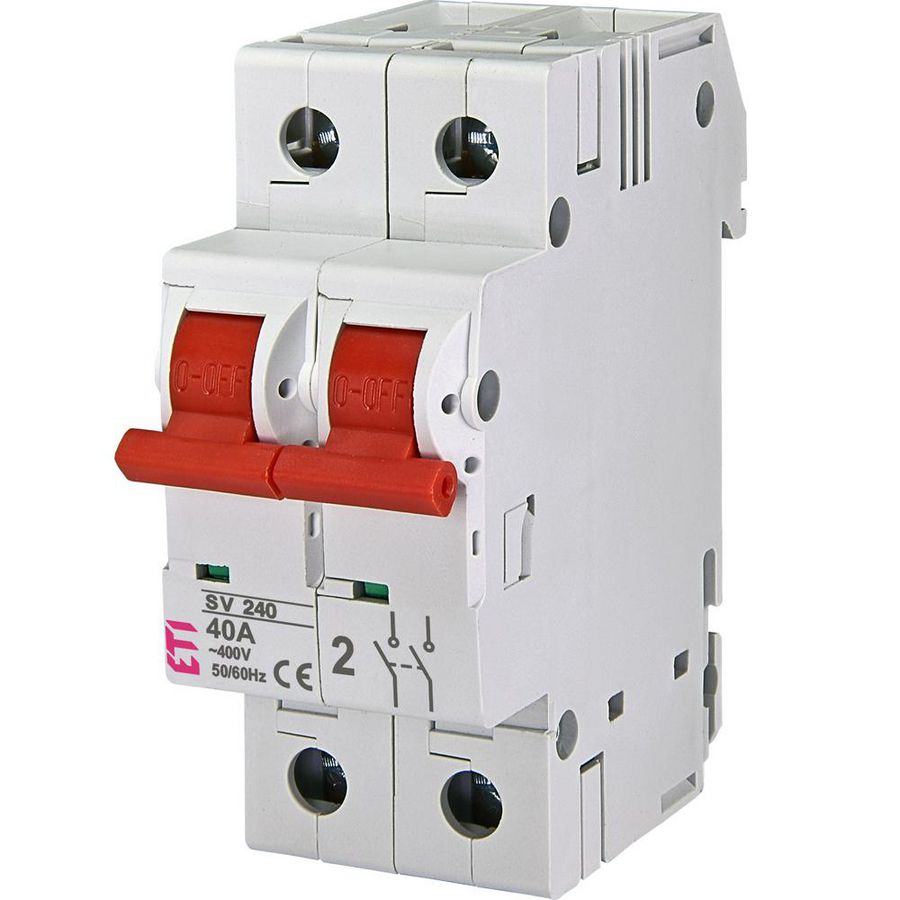 Hoofdschakelaar SV240 40A 2 mod. 2-polig SV