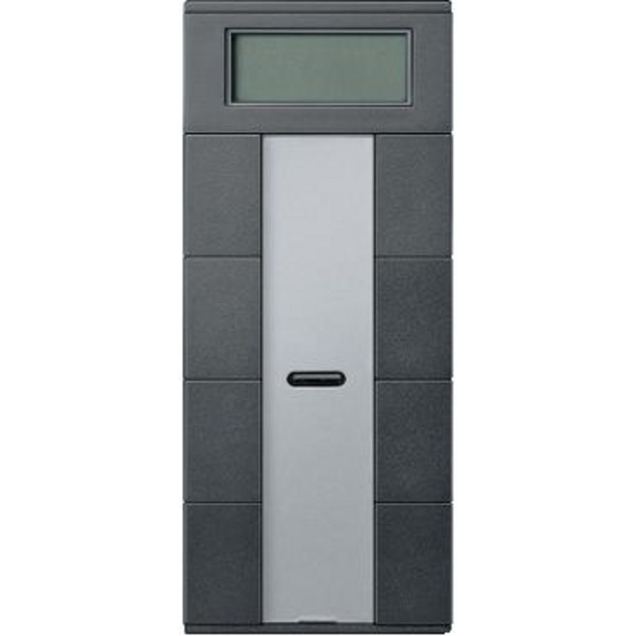 Impulsdrukker 4-voudig Temp.regelaar Antraciet Syste KNX