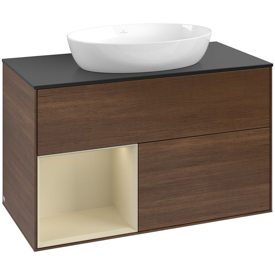 Wastafelonderkast Finion 1000x603x501mm W.Veneer GA12HJGN
