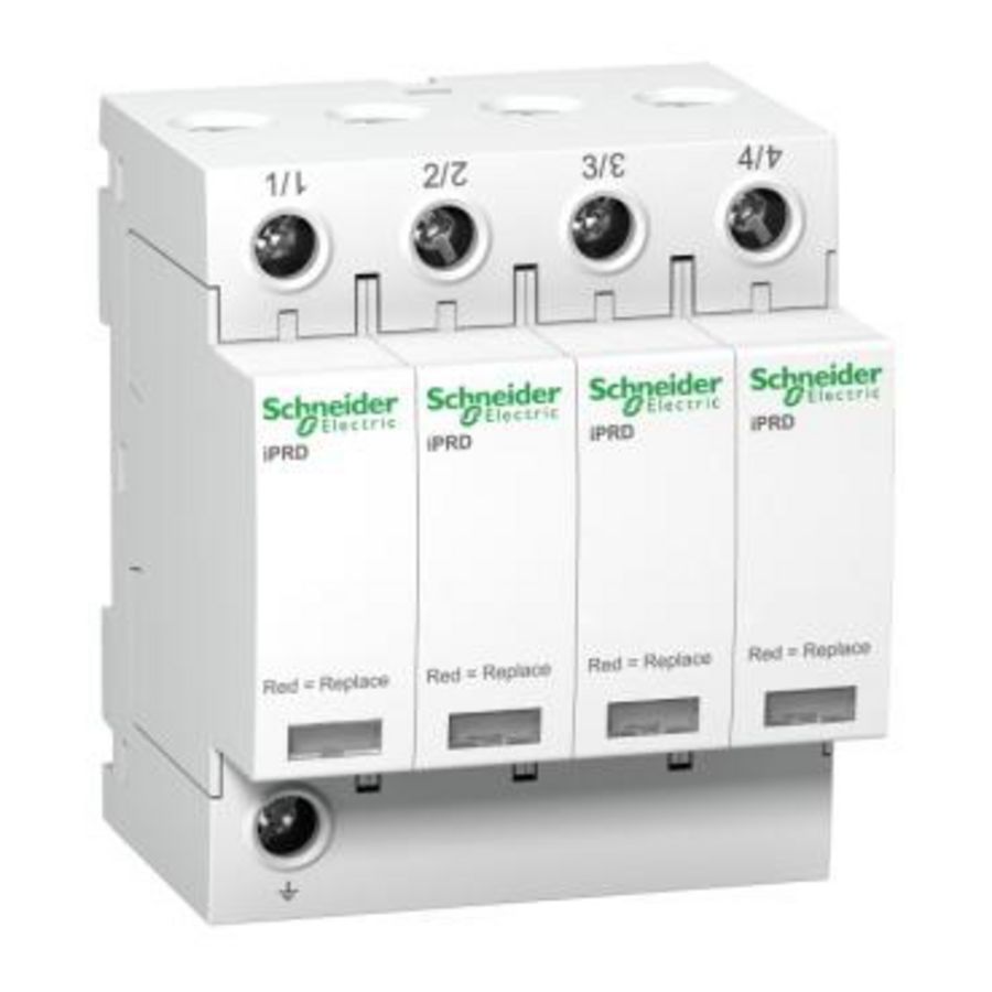Modular surge arrester 4P IT 460V remote transfert iPRD8r