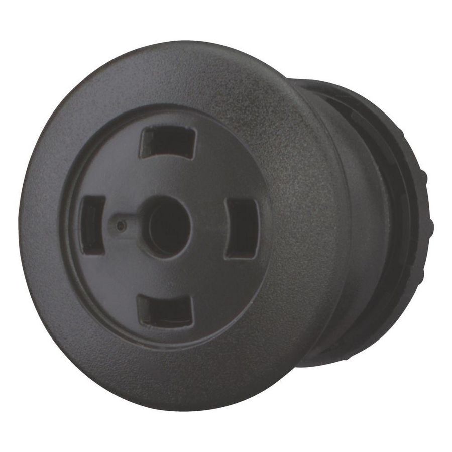 Paddestoeldrukknop zwart z. toetsplaat terugv 216730 VVE=5